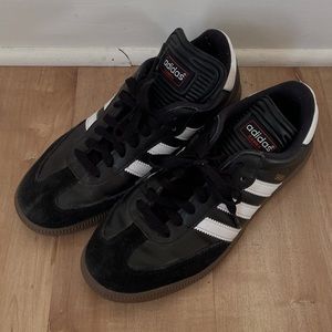 Black Adidas Samba Classics Size 7 US